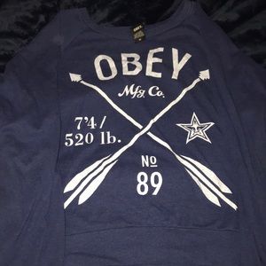 Obey light sweatshirt